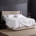 Malouf Natural Supima® Cotton Sheet Set White image 3