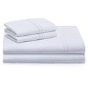 Malouf Natural Supima® Cotton Sheet Set White image 1