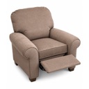 Flexsteel Thornton Fabric High-Leg Recliner Brown 984-70 image 1