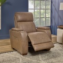 Flexsteel Vibe Fabric Power Recliner with Power Headrest, Lumbar, Heat, Massage & Pulse 1829-50P6-76374 image 6