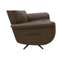 Flexsteel Haven Leather Power Swivel Recliner with Power Headrest, Lumbar, Heat, Massage & Ventilation | Zen R 367-72 | Riverstone image 5