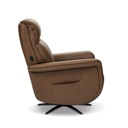 Flexsteel Haven Leather Power Swivel Recliner with Power Headrest, Lumbar, Heat, Massage & Ventilation | Zen R 367-72 | Riverstone image 4