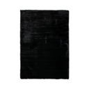 One World Furnishing Nevada Black Fur Rug Black image 1