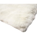 One World Furnishing Nevada White Fur Rug White image 1