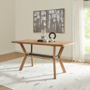 Flexsteel Millwork Brown Friendship Table Rustic umber image 2