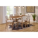 Flexsteel Millwork Brown Friendship Table Rustic umber image 12