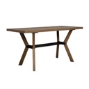 Flexsteel Millwork Off-White Pair of Counter Chairs Rustic umber image 1