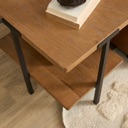 Flexsteel Millwork Brown End Table Rustic Umber image 7