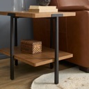 Flexsteel Millwork Brown End Table Rustic Umber image 6