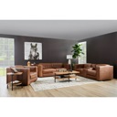 Flexsteel Millwork Brown Round End Table Rusitc Umber image 8