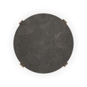 Flexsteel Eclipse Brown Round End table | Blue Stone Top Blue Stone Top image 6