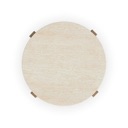 Flexsteel Eclipse Brown Round End table | White Oak Top White Oak image 6
