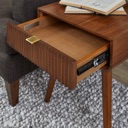 Flexsteel Ludwig Brown End Table Walnut image 5