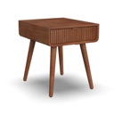 Flexsteel Ludwig Brown End Table Walnut image 1